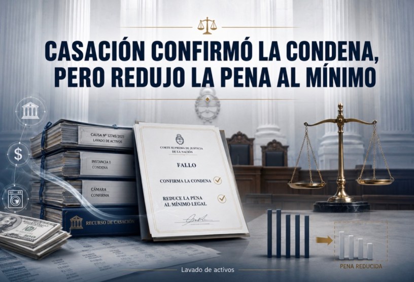La Sala IV de Casacion confirmó la condena y redujo la pena al mínimo.